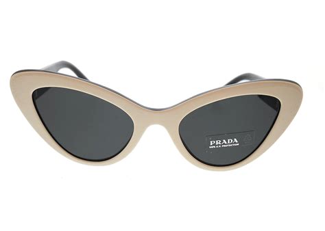 prada sunglasses 0pr 13ys|Prada Cat Eye Sunglasses White Black/Black (0PR 13YS .